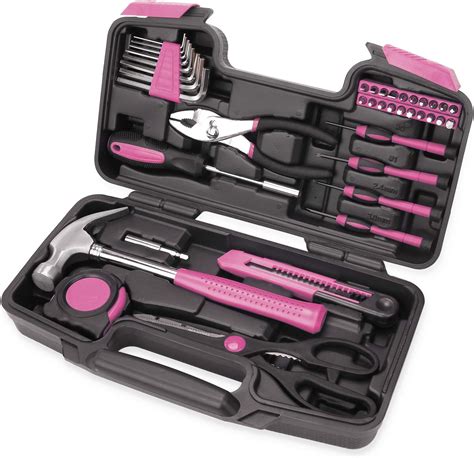 ladies metal tool box|ladies household tool kit.